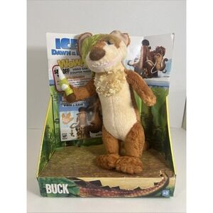 Ice Age Dawn Of The Dinosaurs. NIB Buck Plush With Video Game PCCDRom Activision